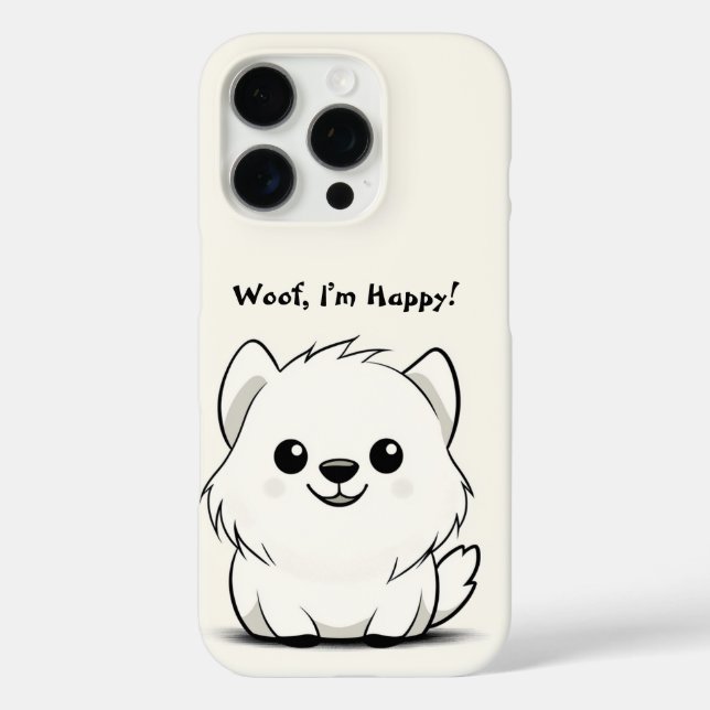 Niedlicher Dog-Character-Handy-Fall Case-Mate iPhone Hülle (Rückseite)
