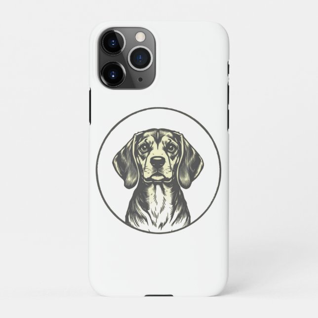 "Niedlicher Dog Design iPhone 11 Pro Max Fall Hülle (Rückseite)