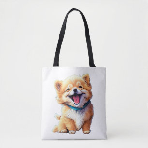 NIEDLICHER DOG lacht klassischer T - Shirt