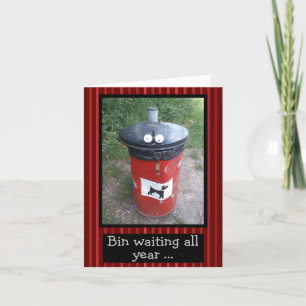 Niedlicher Dog Poo Bin! - Individuell anpassbare F Karte