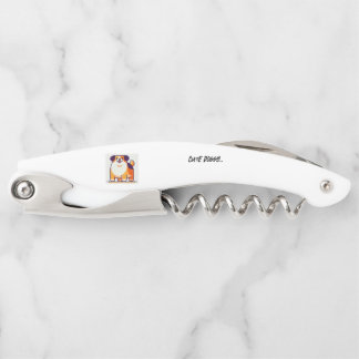 Niedlicher Doggy Flaschenöffner Kellnermesser
