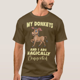 Niedlicher Donkey Lover Bauer Farm Tierhaltung Fun T-Shirt