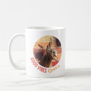 Niedlicher Donkey - Nur gute Vibes Kaffeetasse