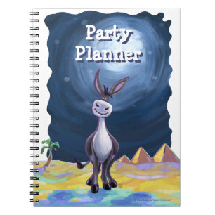 Niedlicher Donkey-Party-Planer Notizblock