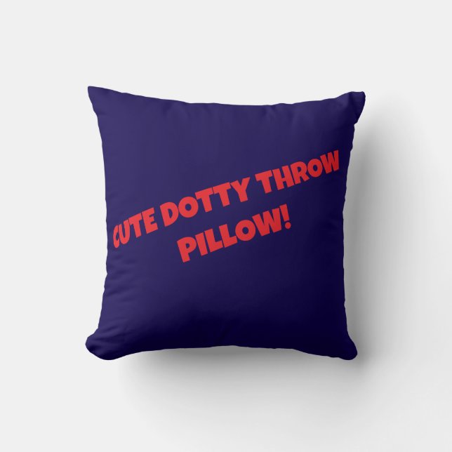 NIEDLICHER DOTTY GING PILLOW! KISSEN (Vorderseite)