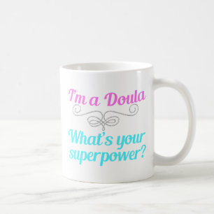 Niedlicher Doula Superhero Tasse