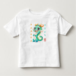 Niedlicher Drache 2024 Kleinkind T-shirt