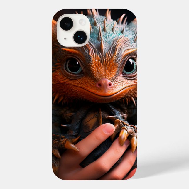 Niedlicher Drache Case-Mate iPhone Hülle (Rückseite)