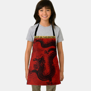 Niedlicher Drache Chinesisches Neujahr Zodiac Birt Schürze