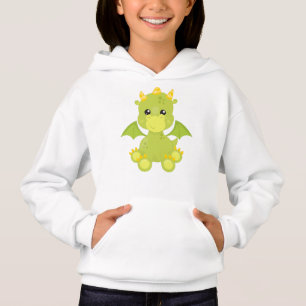 Niedlicher Drache, Grüner Drache, Kleiner Drache, Hoodie