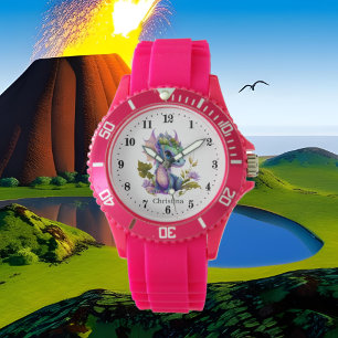 niedlicher Drache liebt Fantasie Armbanduhr