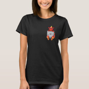Niedlicher Dragon Pocke für Kinderdrache T-Shirt