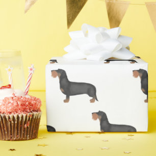 Niedlicher Drahthaarwurzel Dackel Geschenkpapier