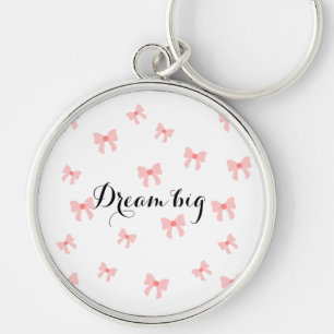 Niedlicher "Dream big" Schlüsselanhänger rosa Bug 