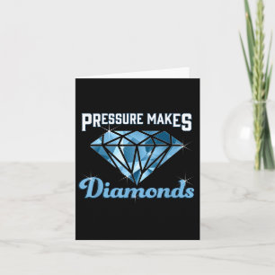 Niedlicher Druck macht Diamanten Motivierend Inspi Karte