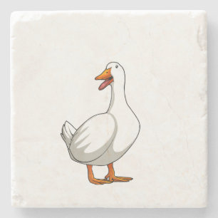 Niedlicher Duck Design Men Waterfowl Bird Pet Ente Steinuntersetzer