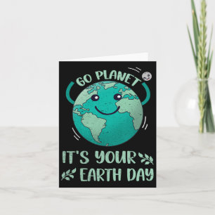 Niedlicher Earth Day Shirt Happy Earth Day 2025 Go Karte