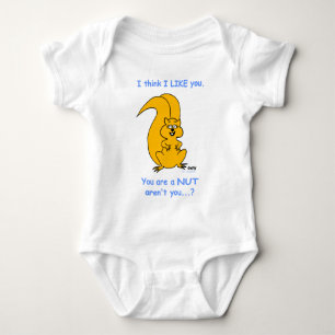 Niedlicher Eichhörnchen-Cartoon-lustige Baby Strampler