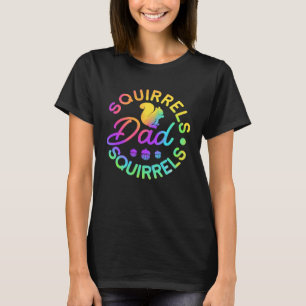 Niedlicher Eichhörnchen-Rodent-Eichhörnchen-Vater T-Shirt
