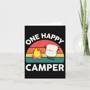 Niedlicher Ein glücklicher Camper Kinder Kleinkind Karte