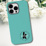 Niedlicher einfacher Name Anfangsmonogramm Case-Mate iPhone 14 Pro Max Hülle<br><div class="desc">Ein einfaches, aber lustiges niedliches und modernes Monogramm mit Initialen und Namen in einem Bindekreis. Ein schlichter Schwarz-Weiß-Stil, aber man kann alle Farben auswechseln, um es zu einem eigenen zu machen. Fügen Sie ein Muster hinzu, oder einfach eine einfache Farbe behalten. Sie können feststellen, dass Ihr Anfangsbuchstabe niedriger oder höher...</div>