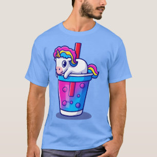 Niedlicher Einhorn Boba Milk Tee Cartoon