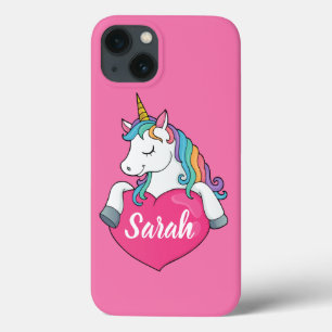 Niedlicher Einhornname Personalisiert Case-Mate iPhone Hülle