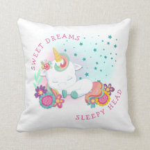 Niedlicher Einhornname Sweet Dreams Sleepy Head Gi