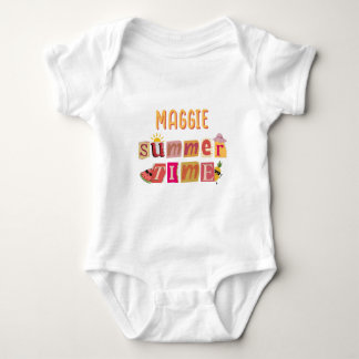 Niedlicher einmaliger Sommerzeiturlaub Baby Strampler