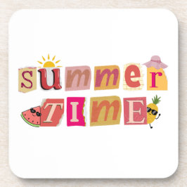 Niedlicher einmaliger Sommerzeiturlaub Getränkeuntersetzer