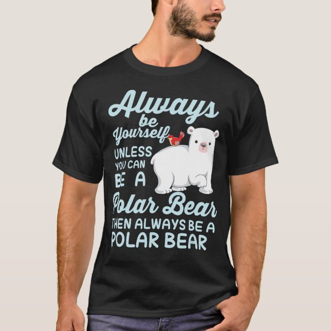 Niedlicher Eisbär - ein Eisbär T-Shirt (Vorderseite)