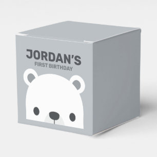 Niedlicher Eisbär Geburtstag Geschenkschachtel