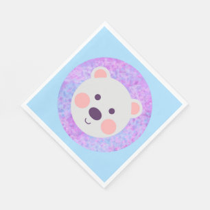 Niedlicher Eisbär Serviette