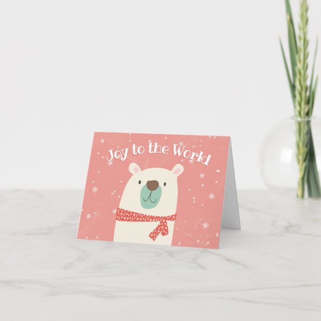 Niedlicher Eisbär Weihnachten (Vorderseite)