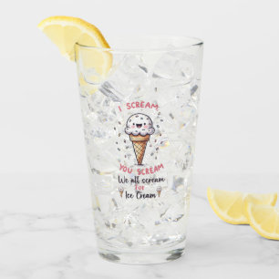 Niedlicher Eiscremepuffer Glas