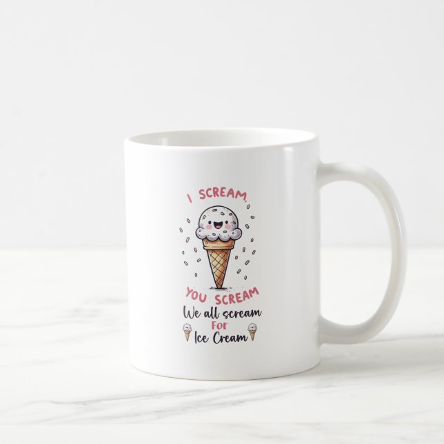 Niedlicher Eiscremepuffer Kaffeetasse (Rechts)