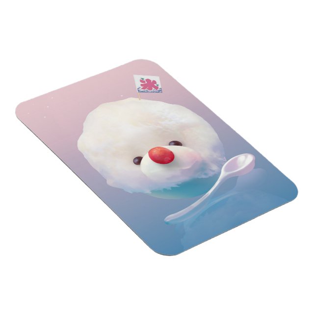 Niedlicher Eishund Magnet (Rechte Seite)