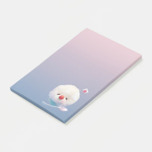 Niedlicher Eishund Post-it Klebezettel