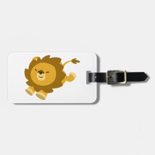 Niedlicher ekstatischer Cartoon Lötspur Gepäckanhänger