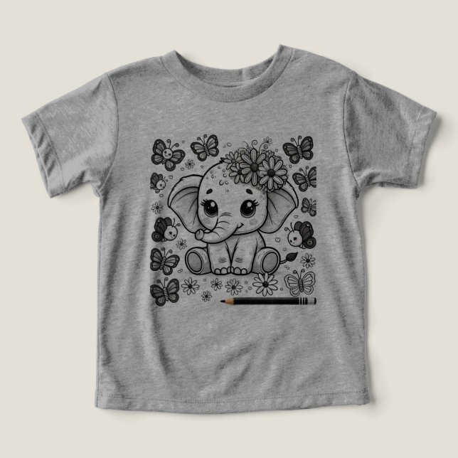 Niedlicher Elefant (Design Vorderseite)
