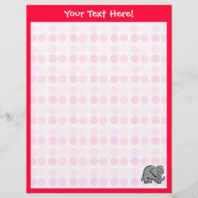 Niedlicher Elefant (Vorderseite)