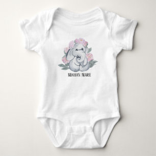 niedlicher Elefant Baby Strampler