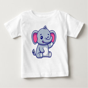 Niedlicher Elefant Baby T-shirt