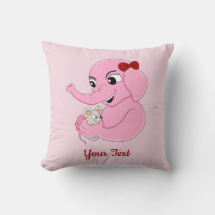 Niedlicher Elefant Cartoon Kissen