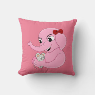 Niedlicher Elefant Cartoon Kissen