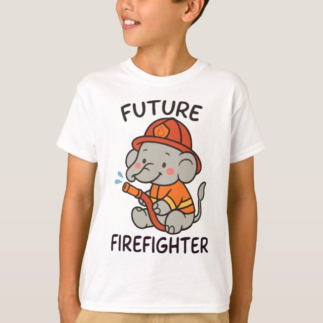 Niedlicher Elefant Kämpfer Kids Spaß T-Shirt (Vorderseite)