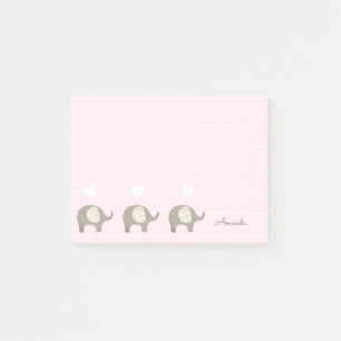 Niedlicher Elefant Post it Notes Post-it Klebezettel