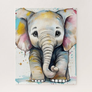 Niedlicher Elefant Puzzle