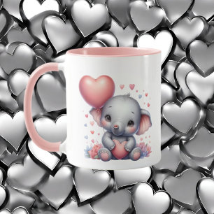 Niedlicher Elefant: Tasse