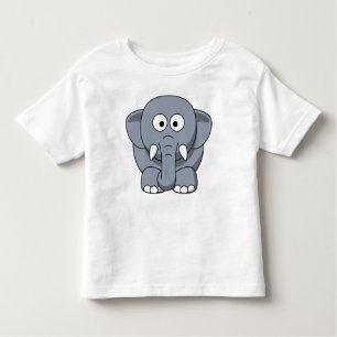 Niedlicher Elefant voll Kleinkind T-shirt